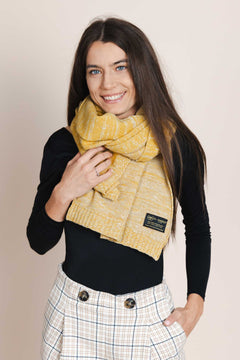 The Hemp & Wool Scarf  Yellow