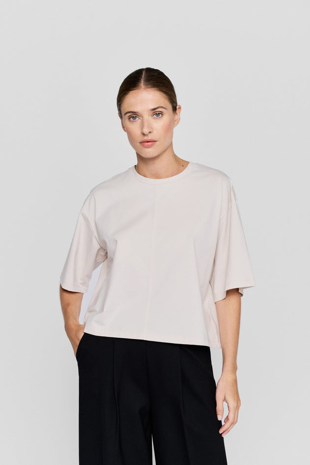 Tibi T-Shirt Oyster