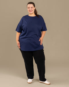 T-Shirt Long Ocean Blue