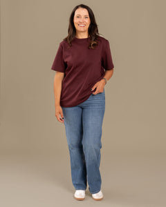 Ajaton T-Shirt Burgundy