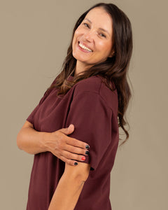 Ajaton T-Shirt Burgundy