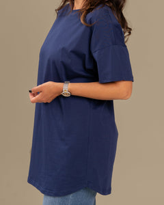 T-Shirt Long Ocean Blue
