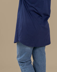 T-Shirt Long Ocean Blue