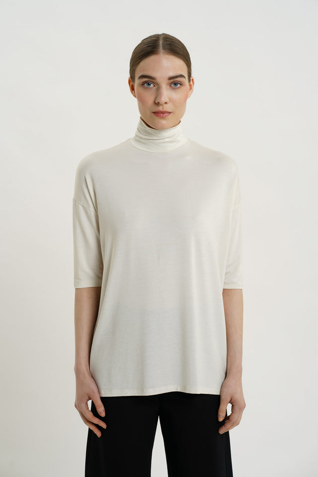 Tomasine Turtleneck Top Birch