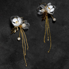 Triple Jasmine Drop Earrings