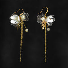 Triple Jasmine Drop Earrings