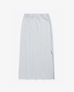 Knit Tube Skirt Moonlight Grey