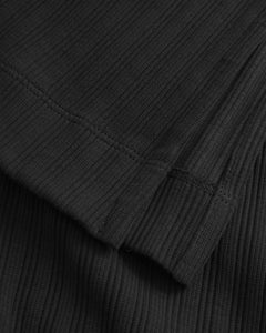 Ribbed Tube Skirt True Black