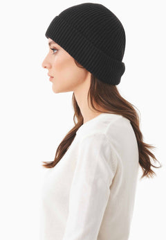 Ribbed Beanie Black