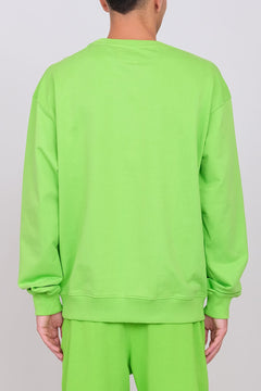 Unisex Oversize Crewneck Sweatshirt Apple Green