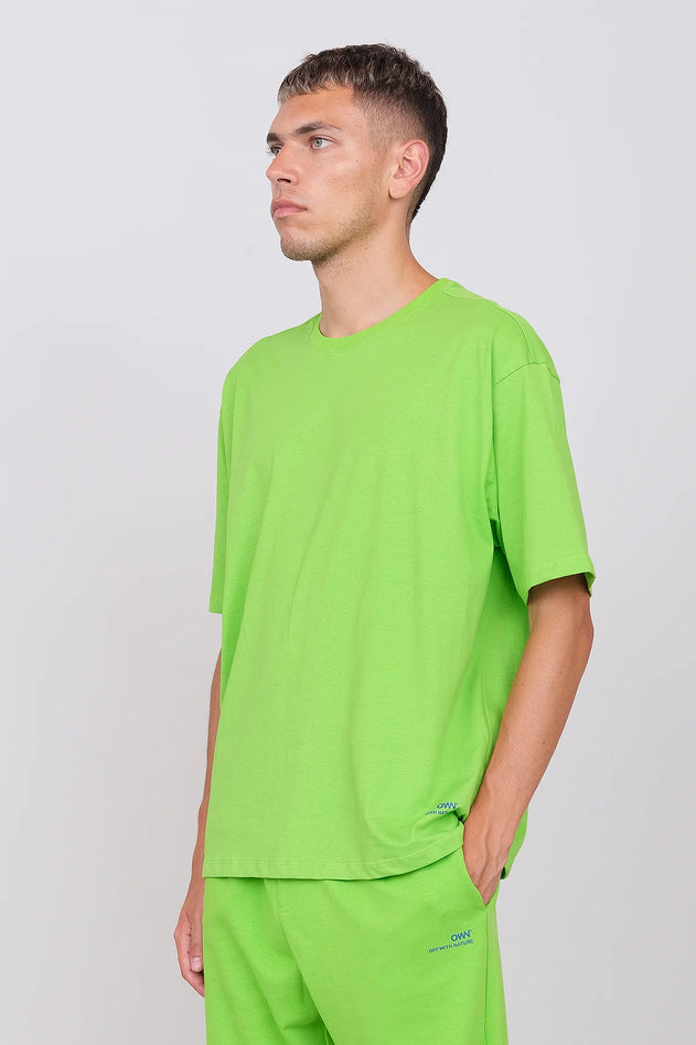 Unisex Oversize Crewneck T-Shirt Apple Green