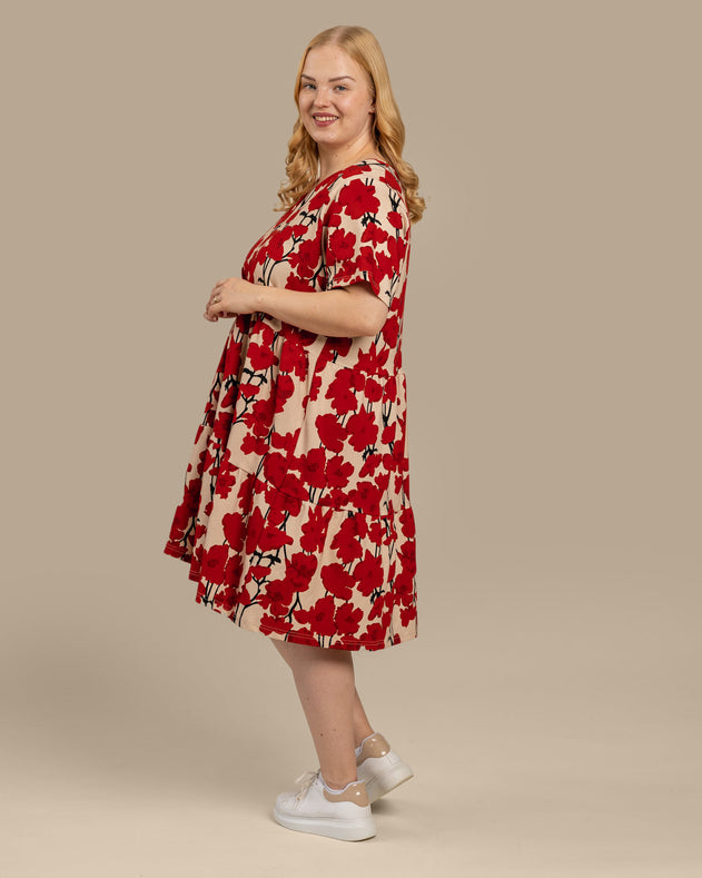V-Neck Dress Valmut