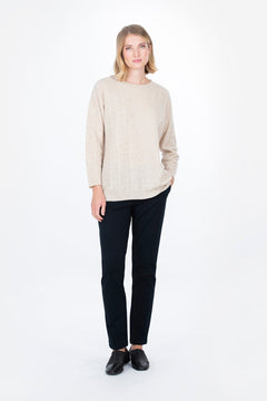 Vaara Knitted Sweater Light Beige