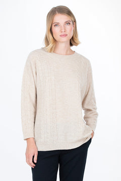 Vaara Knitted Sweater Light Beige