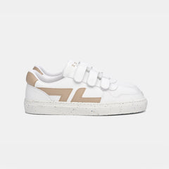 Alpha Velcro Sneakers White / Beige