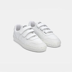 Alpha Velcro Sneakers All White