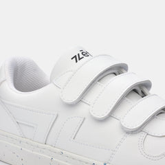 Alpha Velcro Sneakers All White