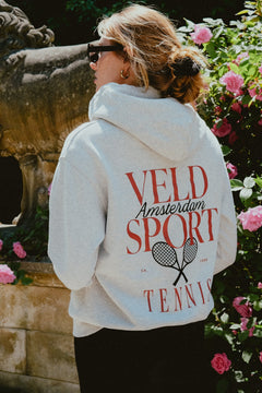 Jordaan Sport Tennis Hoodie Heather Grey