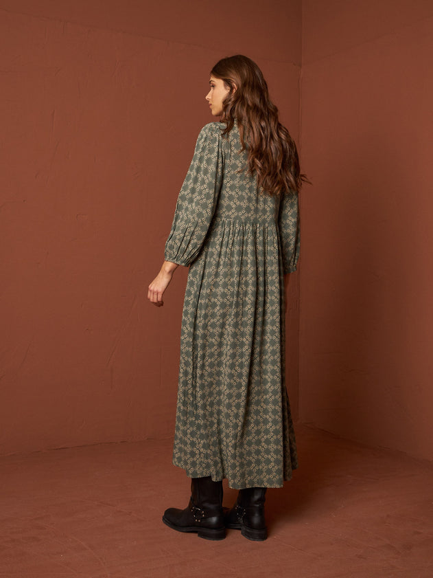 Prune Maxi Dress Green