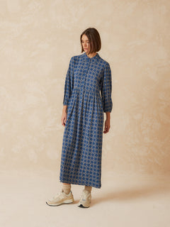 Prune Maxi Dress Denim Blue