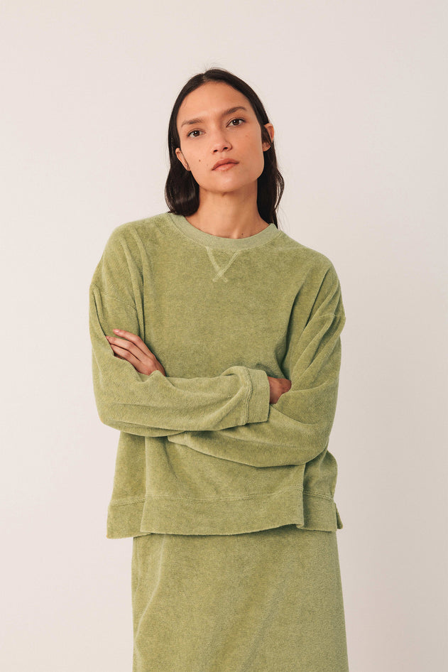 Lara Terry Sweatshirt Green