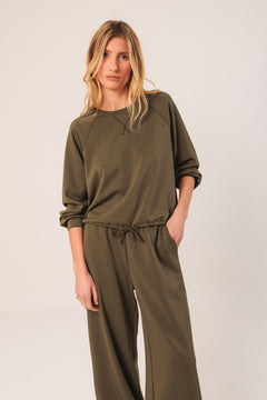 Wide Leg Pants Brown