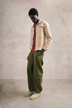 Christophe Organic Cotton Jacket Sand Patch