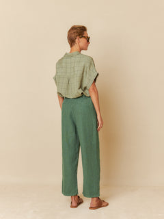 Jared Linen Pants Green