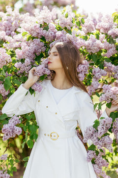 Heavenly White Raincoat White