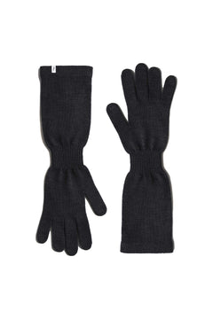 Via Merino Wool Gloves Black