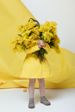 Kids' Yellow Sun Raincoat Yellow