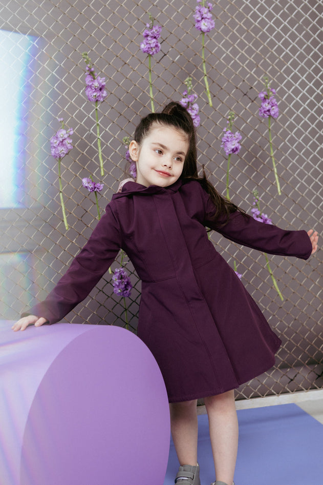 Kids' Ruby Purple Raincoat Purple