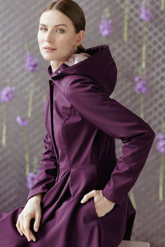 Ruby Purple Raincoat Purple