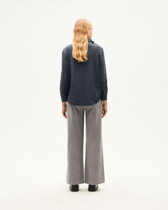 Georgia graphite blouse