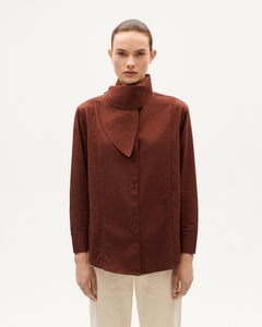 Georgia brown blouse