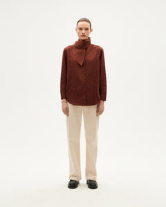 Georgia brown blouse