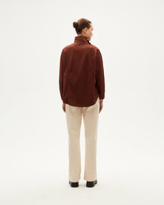 Georgia brown blouse