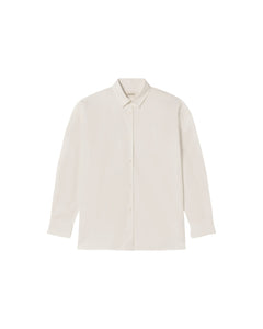 Oversize poplin Juana blouse White