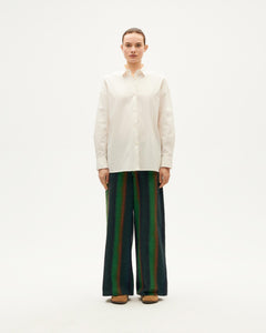 Oversize poplin Juana blouse White