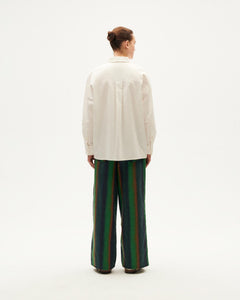 Oversize poplin Juana blouse White