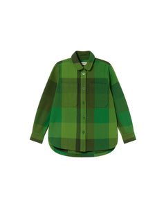 Norita Overshirt Central Blanket Green