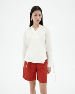 Crossed Lenie Blouse White