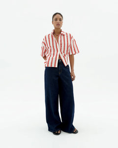 Anna Shirt Red Stripes