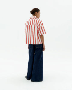Anna Shirt Red Stripes
