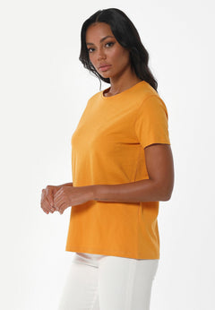 Women's Basic Round Neck T-Shirt Mango