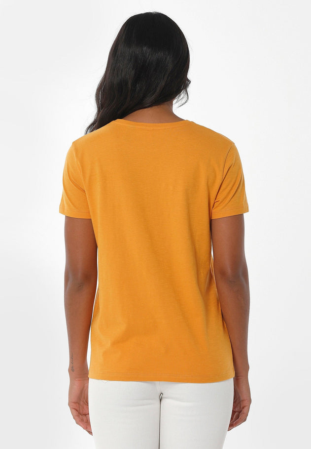 Women's Basic Round Neck T-Shirt Mango