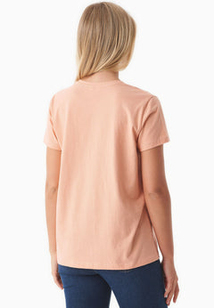 Women's Basic Round Neck T-Shirt Peach