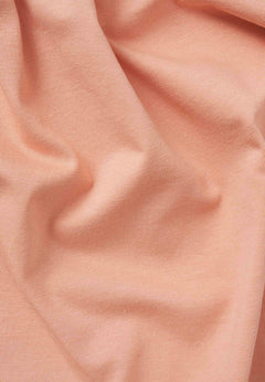 Women's Basic Round Neck T-Shirt Peach