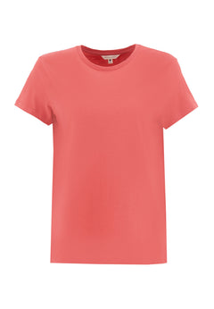 Women's Basic Round Neck T-Shirt Radiant Red