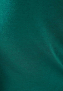 Long-Sleeved Organic Cotton Jersey Dress Deep Emerald